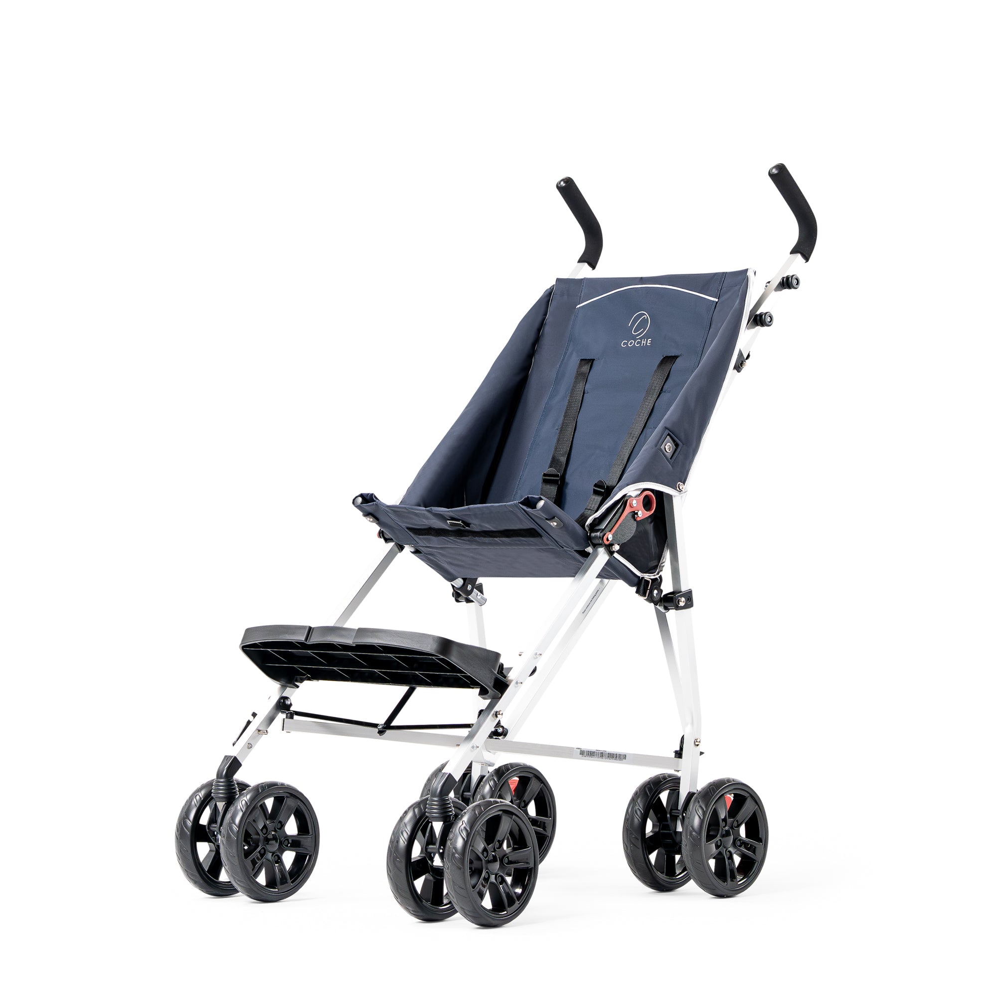 Coche XL Lightweight Medical Special Needs Stroller/Transport Chair, Navy